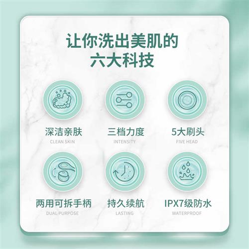 新品电动搓澡仪家用洗澡刷充电沐浴刷搓澡神器搓灰搓泥器全自动後 - 图1