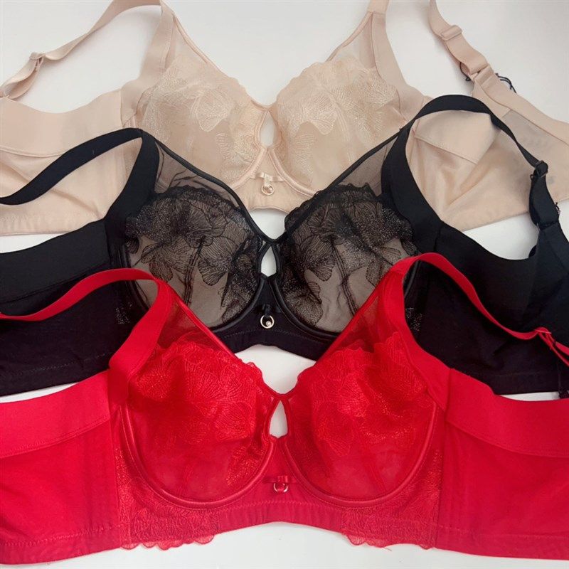 2024新款调整型文胸软圈超薄奶嘴兔耳朵水晶杯大胸显小收副乳内衣,淘宝优惠券,粉丝福利购,淘宝优惠卷