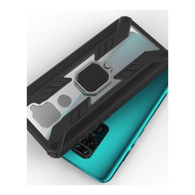 Xiaomi Redmi Note 9 Case Soft Silicon + Hard PC Armor Phone - 图3