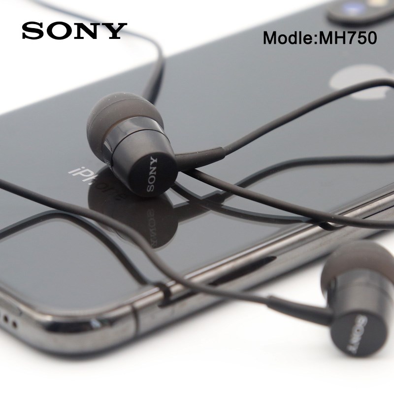 速发Original sony MH750 in ear earphone subwoofer xperia ser