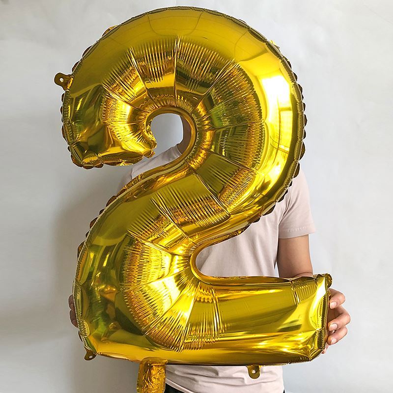 新品Birthday number balloon party decoration room letter set - 图2