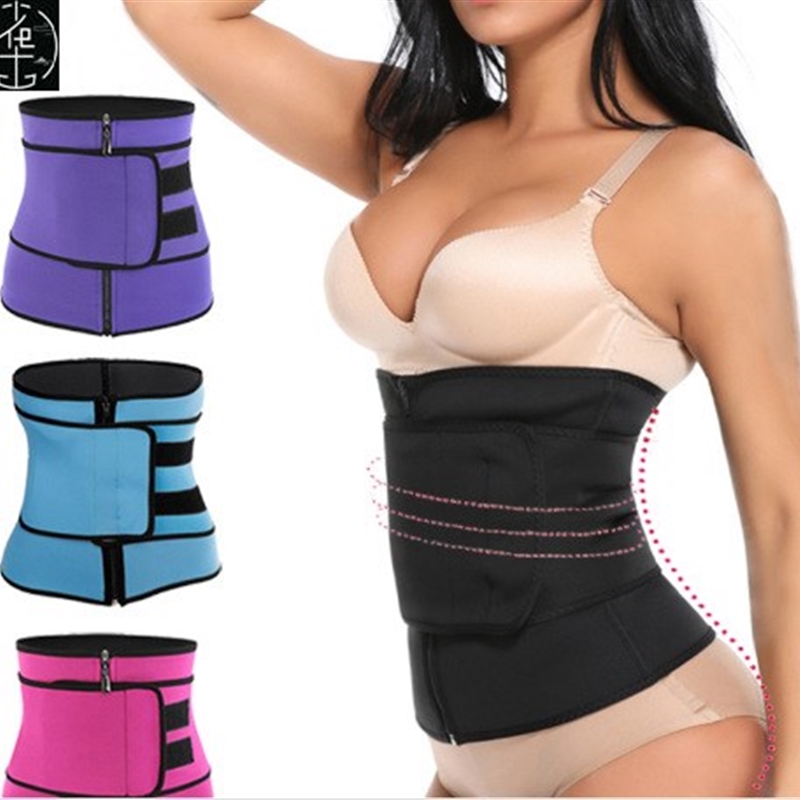 极速Plus Size Waist Trainer Corset Sport Girdle Double Belt - 图2