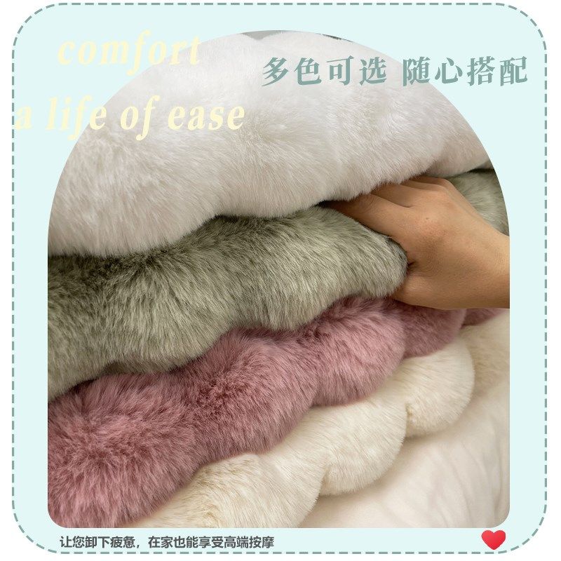 奶油风泡泡绒地毯卧室床边毛绒毯法式客厅沙发毛毯地垫衣帽间书房,淘宝优惠券,粉丝福利购,淘宝优惠卷