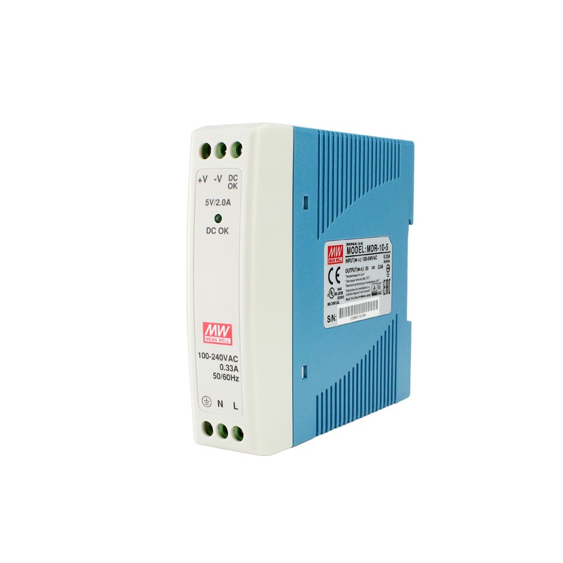 明伟导轨式安装 20W40W60W100W开关电源MDR-60-24 12V5A 24V1A4A - 图2