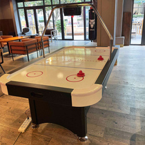 Ice Hockey Table Air Suspension Flick Indoor Tabletop Ice Ball Table Tour Pushball Kids Hockey Consoles Table Football