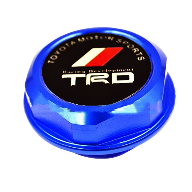 1PCS TRD Racing Engine Oil Filler Cap Oil Tank Cover Alumini - 图2