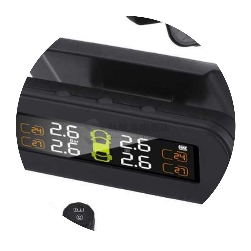 速发Solar TPMS Car Tyre Tire Pressure Monitor System With 4-图3