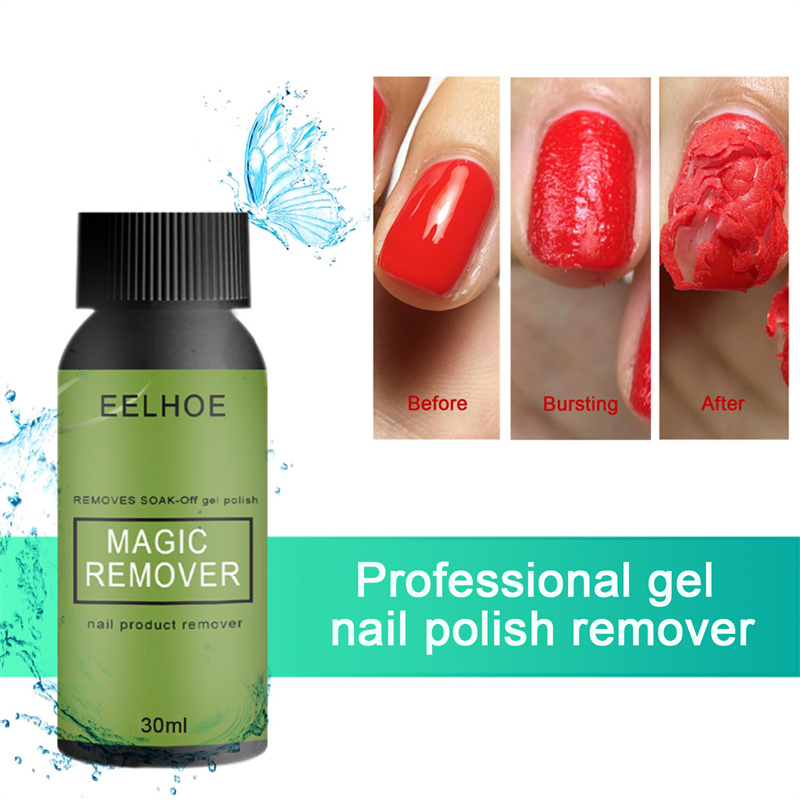 新品10/20/30ml Magic Remover Nail Gel Polish Remover UV Gel-图2