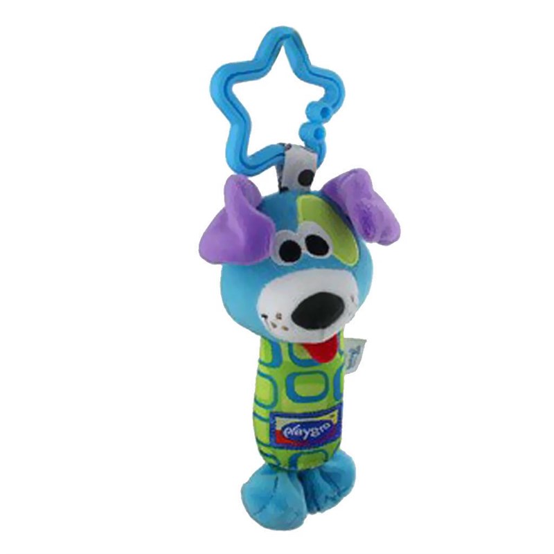 极速Baby Kids Rattle Toys Cartoon Animal Plush Hand Bell Bab - 图0