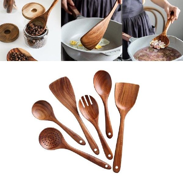 推荐6pcs Kitchen Cooking Utensils Set Spoons & Spatula for - 图2