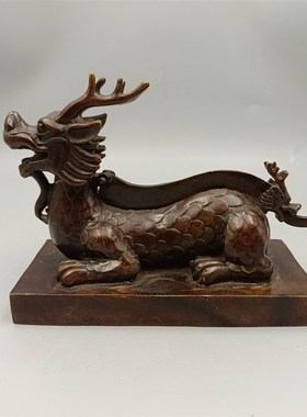 古纯铜龙头铡刀正义化身影视道具装饰品包青天行刑龙头铡刀摆件