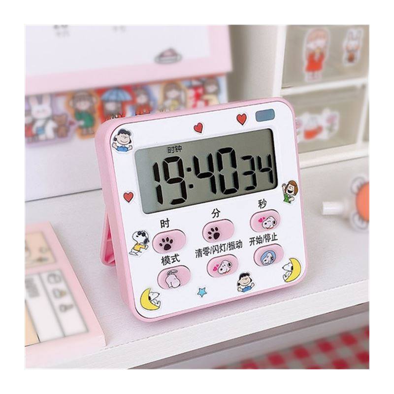 极速迷你小闹钟挂墙学生专用计时儿童女孩桌面钟表时间显示器电子