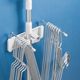 Multifunctional clothes rack storage rack housework tool organizer hole-free wall-mounted mop clip rack rack