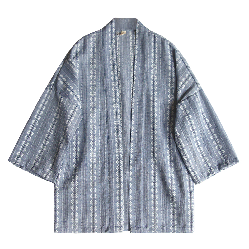 夏季轻薄中e国风男汉服棉麻中式短款风衣复古宽松大码开衫道袍上 - 图3