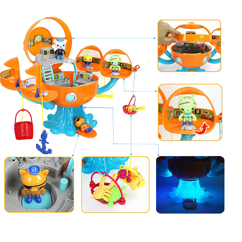 网红The Octonauts Octopod Castle Shark Adventure Plsyset Bar - 图2