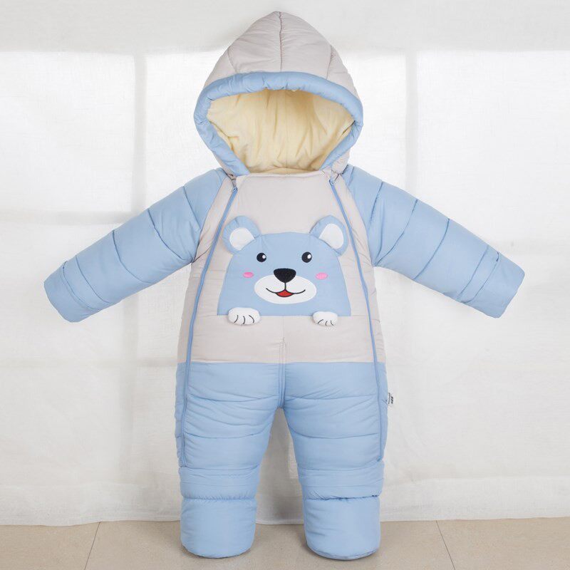 冬季婴儿羽绒棉加厚连体衣外出服哈衣防风包脚爬服新生儿睡袋抱被,淘宝优惠券,粉丝福利购,淘宝优惠卷