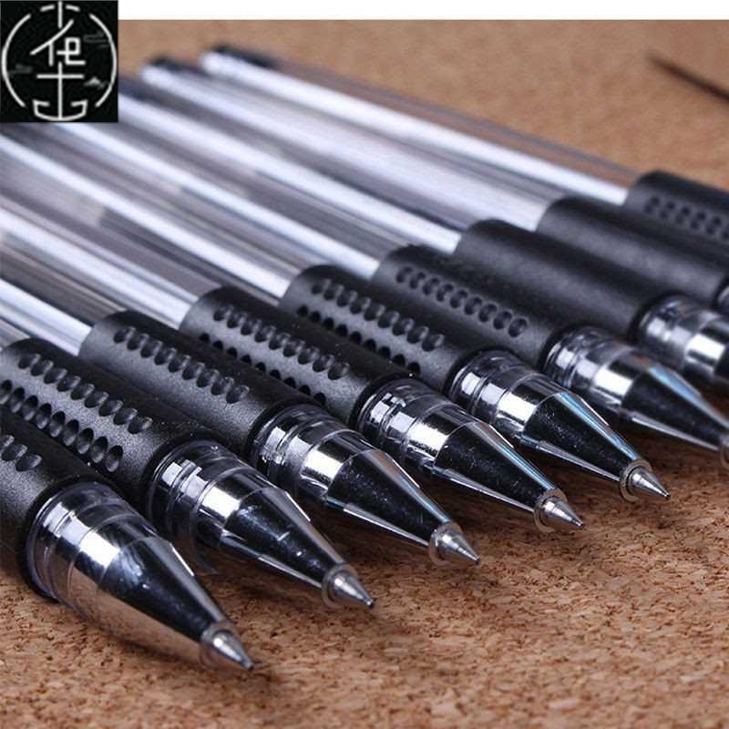 速发1~100 black pens wholesale black pens 0.5 office pen for-图1