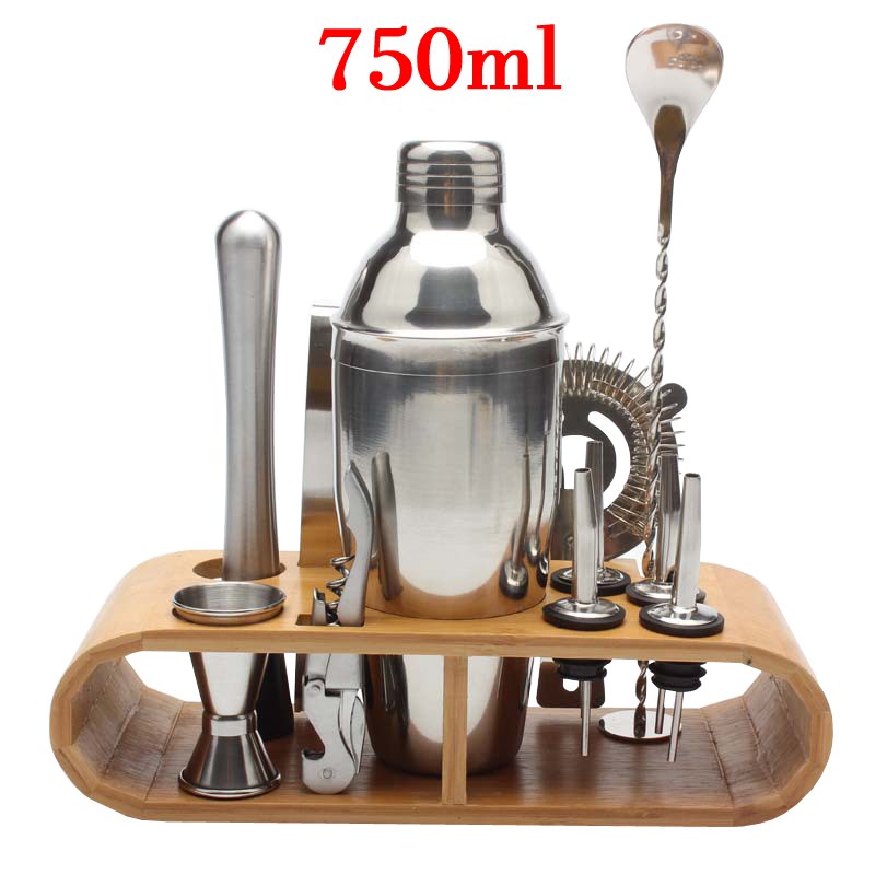 12-Pieces Cocktail Shaker Set 750ML/550ML kit Bartender Kit-图0