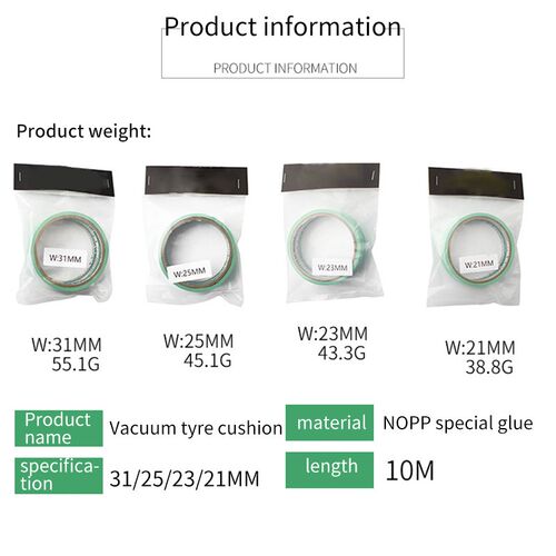 Tubeless Rim Tape Bicycle MTB Road Bike 21/23/25/31mm Width - 图2
