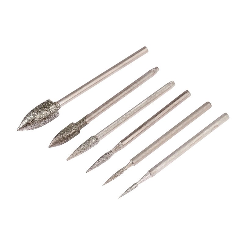 推荐Rotary Tools Diamond Grinding Head 2.35mm Shank 6 Pcs - 图2