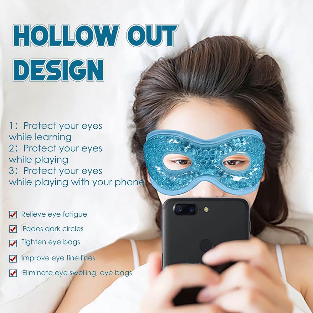 网红Eye Mask Gel Cooling Eye Sleep Mask Ice Cold Compress Pu - 图3