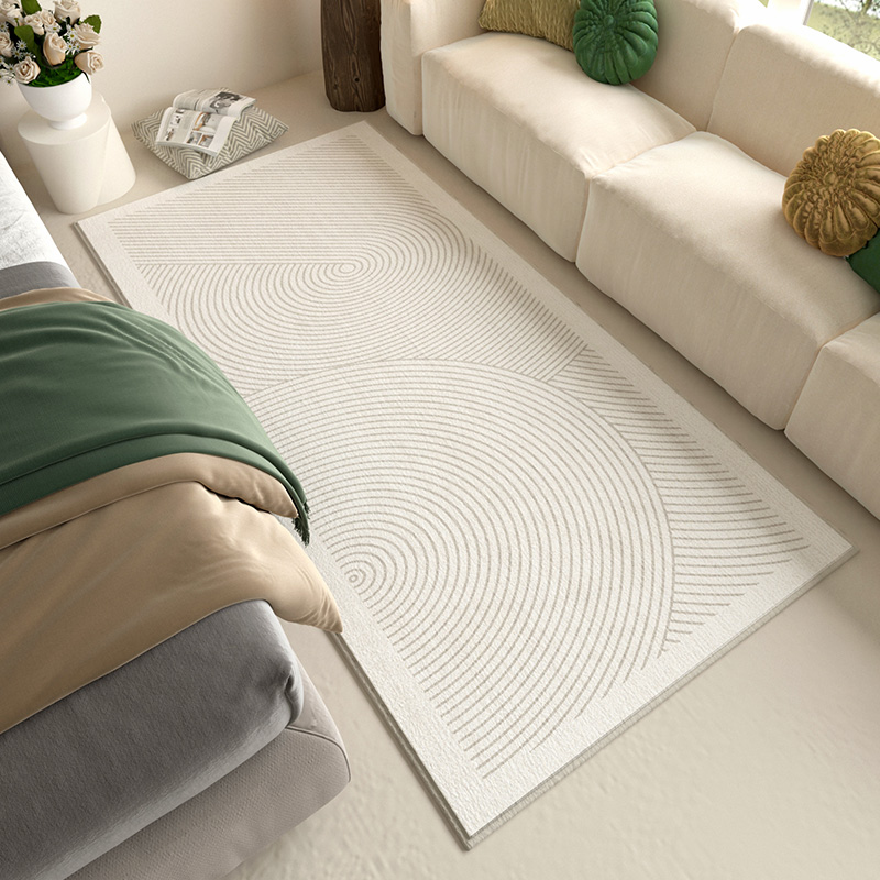 床前地毯卧室新款2022床边毯日式侘寂风客厅茶几地垫家用房间