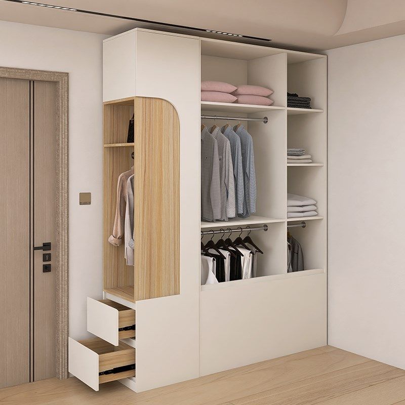 小户型榻榻米床尾衣柜卧室家用靠墙收纳床头衣柜夹缝窄柜开门衣橱,淘宝优惠券,粉丝福利购,淘宝优惠卷