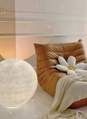 网红月球灯创意台灯落地卧室装饰灯户G外月亮灯花园庭院别墅氛围