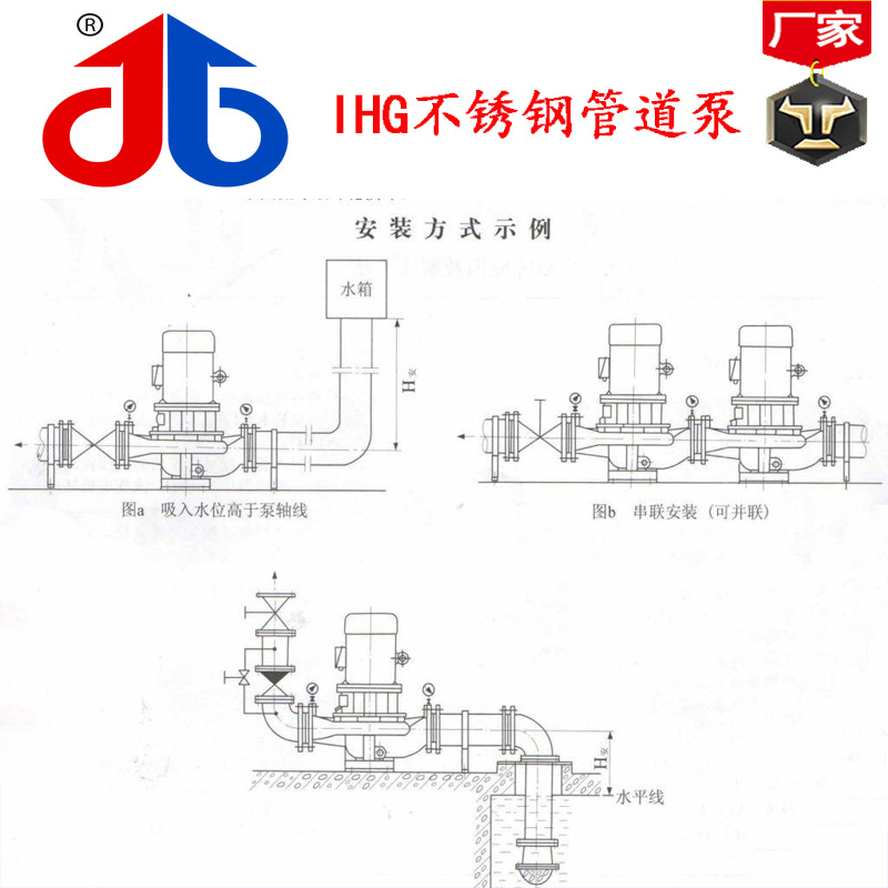 却ISG立式单级冷 水循z道泵 空调排水泵管环清水离 - 图0