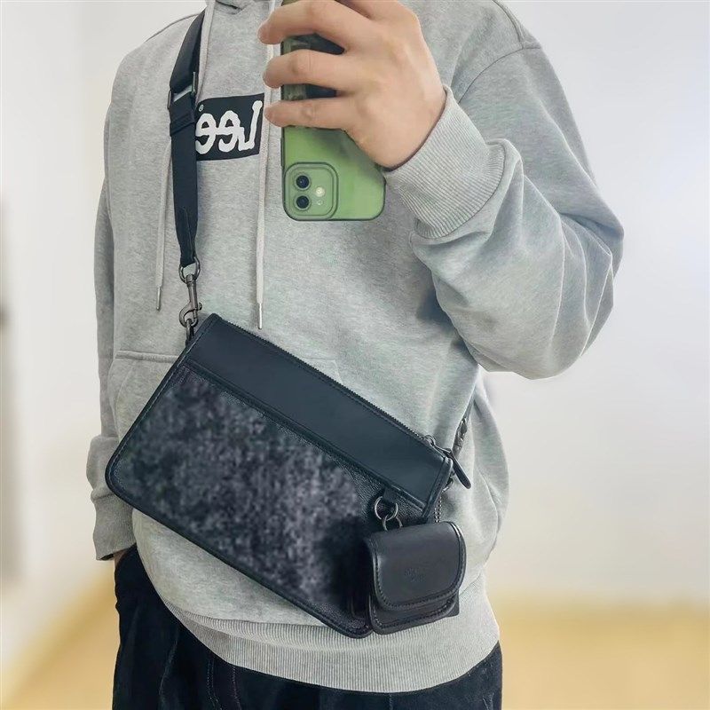 男士斜挎包单肩包两用配零钱包耳机包两件套男士包袋,淘宝优惠券,粉丝福利购,淘宝优惠卷