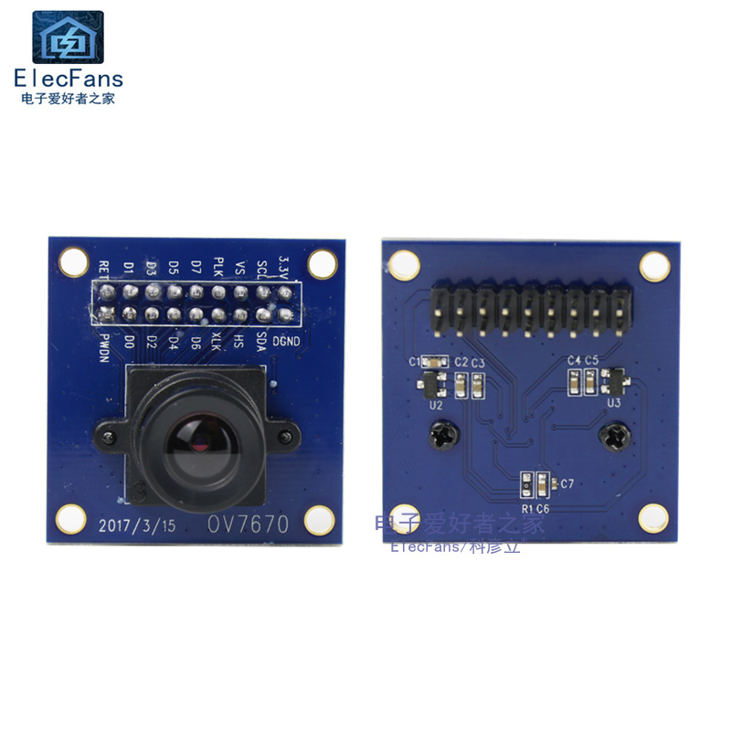 OV7670摄像头模块图像拍照视频模组 STM32驱动单片机电子开发板-图0