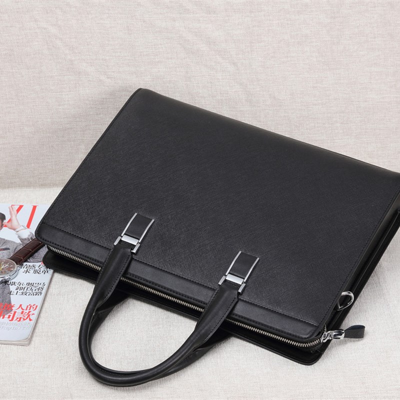 厂家New Designer Men Briefcase Leather MKen Bags Business Me-图2