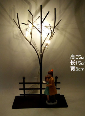 娃娃摆设文艺新婚房间装饰品卧室摆件情侣礼物结婚U女创意浪漫可