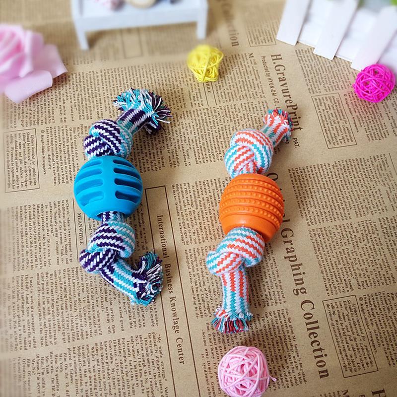 rakittin 1pc BiteeResistanzt Dog Rope Toy Pet Interact ve - 图3