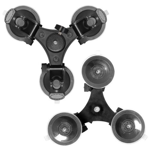 Actioncamera accessories 3 Leg Car Suction  Holder Triangle - 图1