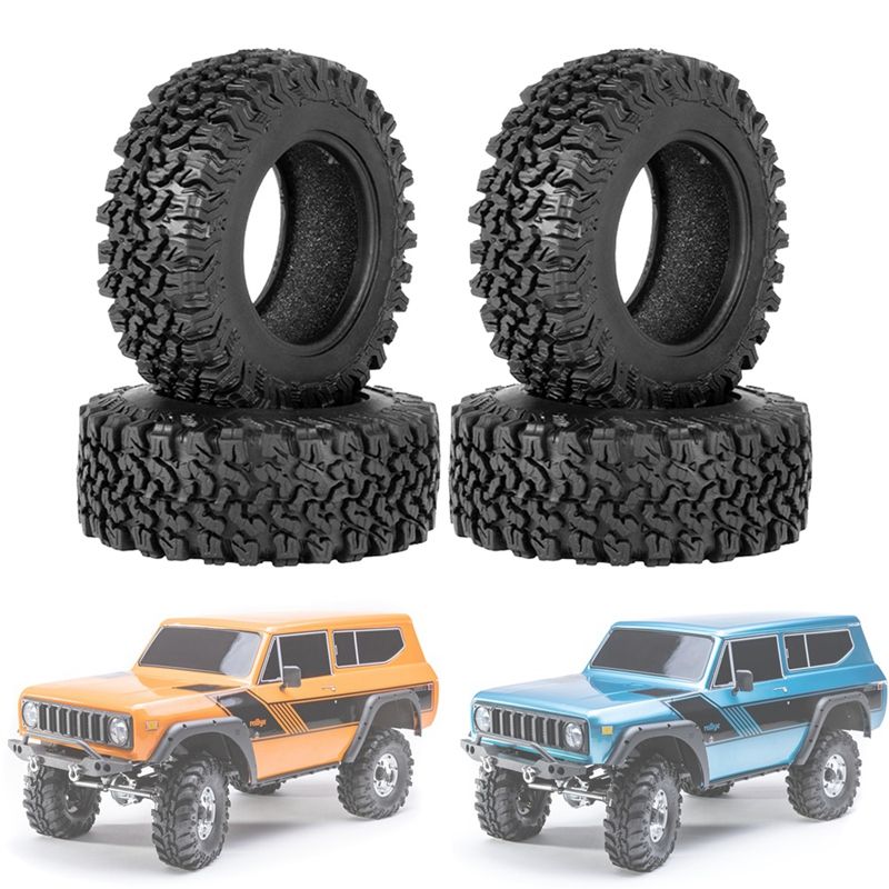 速发4PCS 90Mm 1.9 Rubber Tire Wheel Tyres For 1/10 RC Crawle - 图2