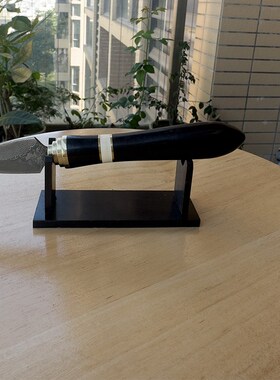 实木刀架剑托小展架迷你支架立式展示架小号黑檀木桌面笔架摆件台