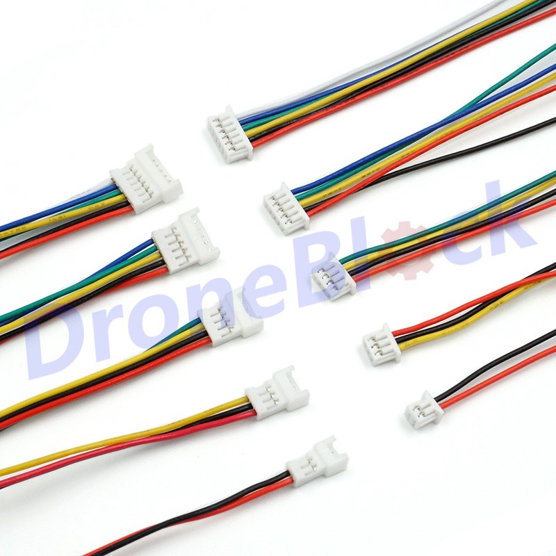 20PCS 1.25mm pitch pigtail male and female cable wire connec - 图0