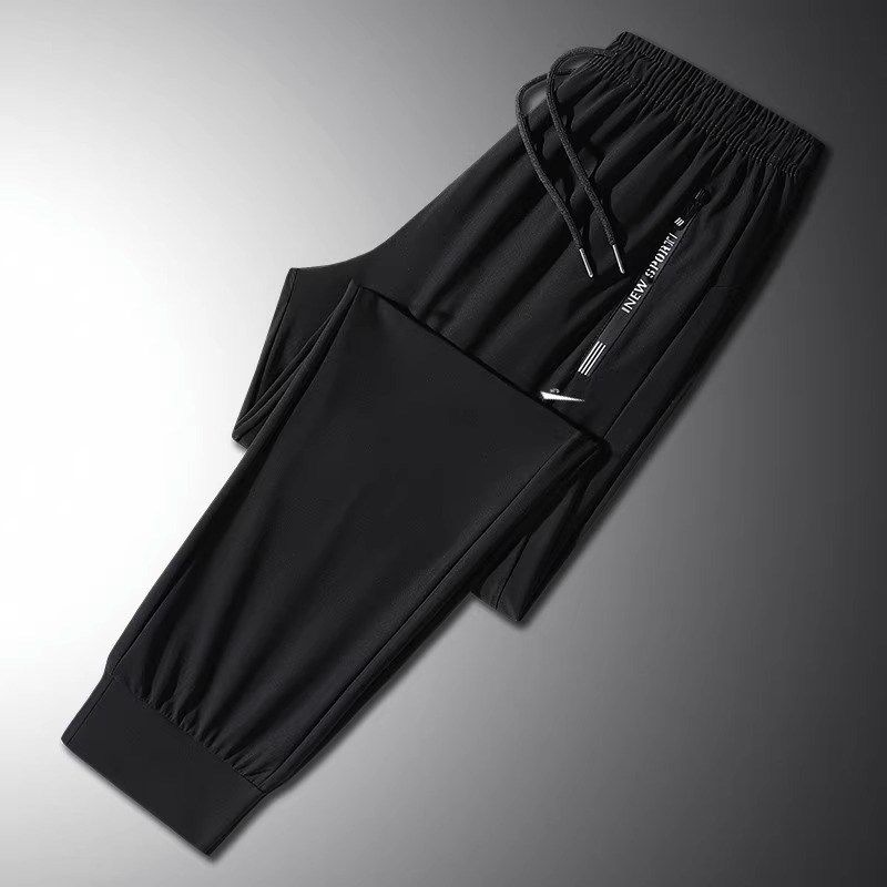 运动冰丝裤男女款夏季薄款速干宽松休闲直筒束脚大码长裤透气新款,淘宝优惠券,粉丝福利购,淘宝优惠卷