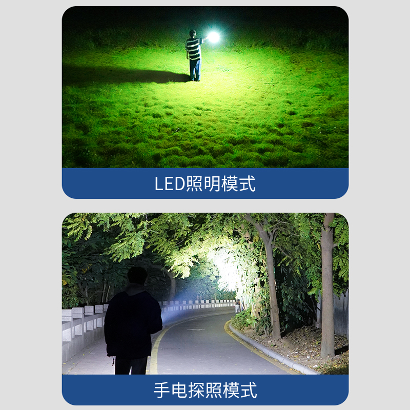 露营灯超长续航户外帐篷营地手提便携挂钩多光源应急照明LED灯 - 图0