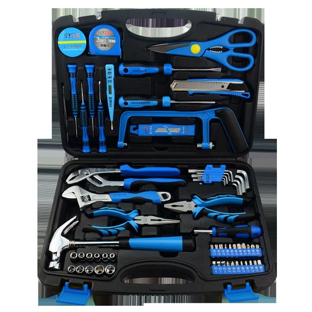 Shangjiang Home Tool Set Multi-function Manual Hardware Tool Box Set Switch Drill Woodworking Electric Tool Set
