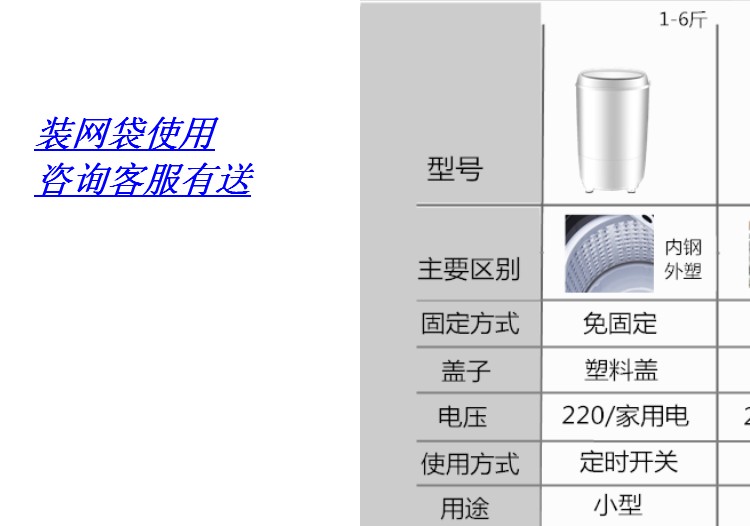 蔬菜脱水机器菜馅甩干机沥水机挤水器饺馅甩干机 6公斤大容量钢桶-图3