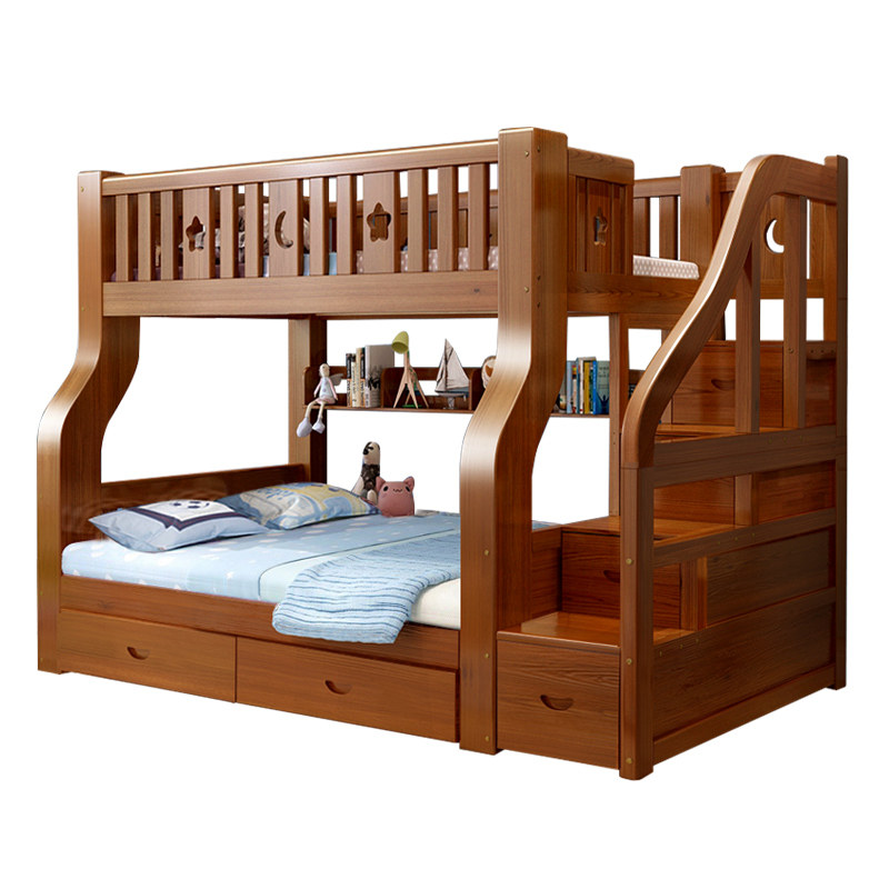 全实木上下床双层床高低床子母床上下铺木床两层衣柜双人床儿童床,淘宝优惠券,粉丝福利购,淘宝优惠卷