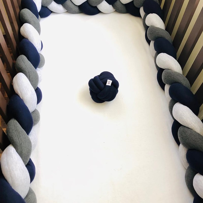 by Br/id Bumper for Newborn Crib 1Mt2M/3Ma4M KidsY Co/ Pr-图1