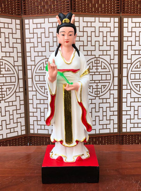 龙王三太子树脂佛像16寸小龙女龙王女儿像龙三太子家居供奉摆件