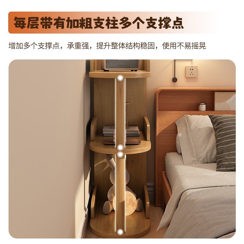 床头柜小型简约迷你超极窄夹缝柜2024新款床边置物架储物收纳柜子,淘宝优惠券,粉丝福利购,淘宝优惠卷