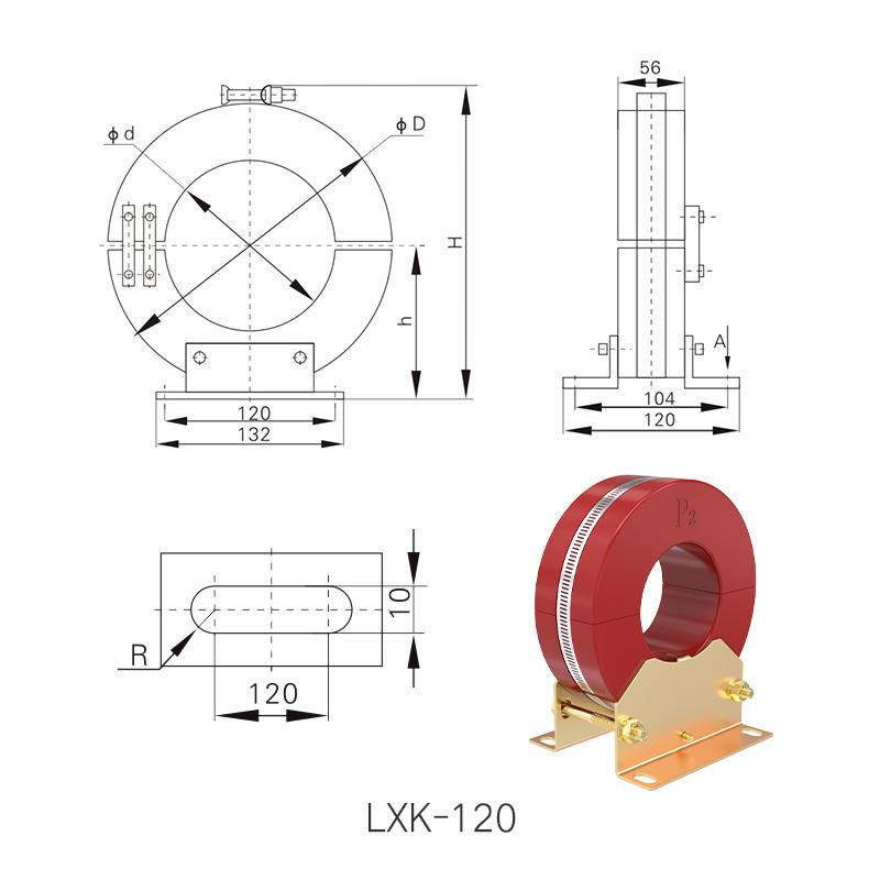 10kv零序电流互感器高压互感器LXK-80/10H0/120/140/150/300