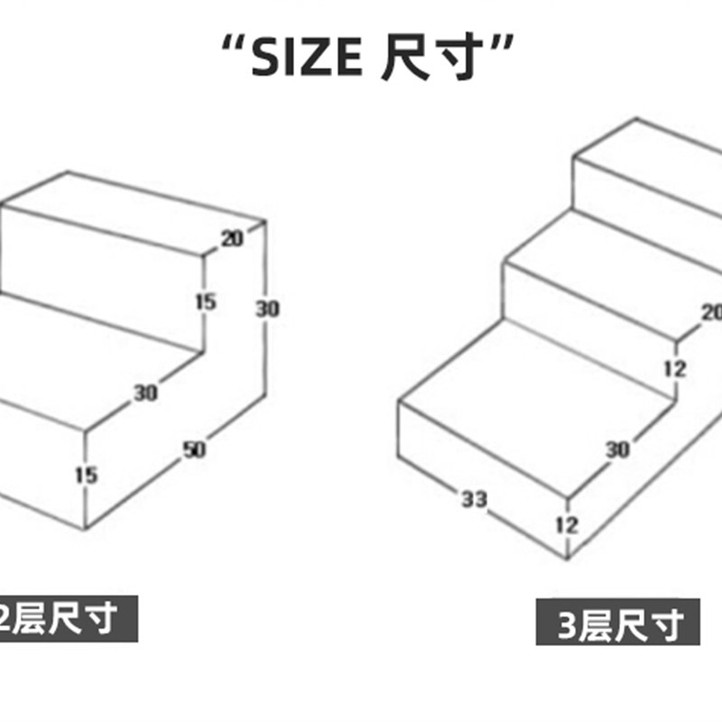 瑞物韩国可拆洗高弹楼梯小型犬博美雪纳宠L沙发狗梯台阶泰迪软垫-图2