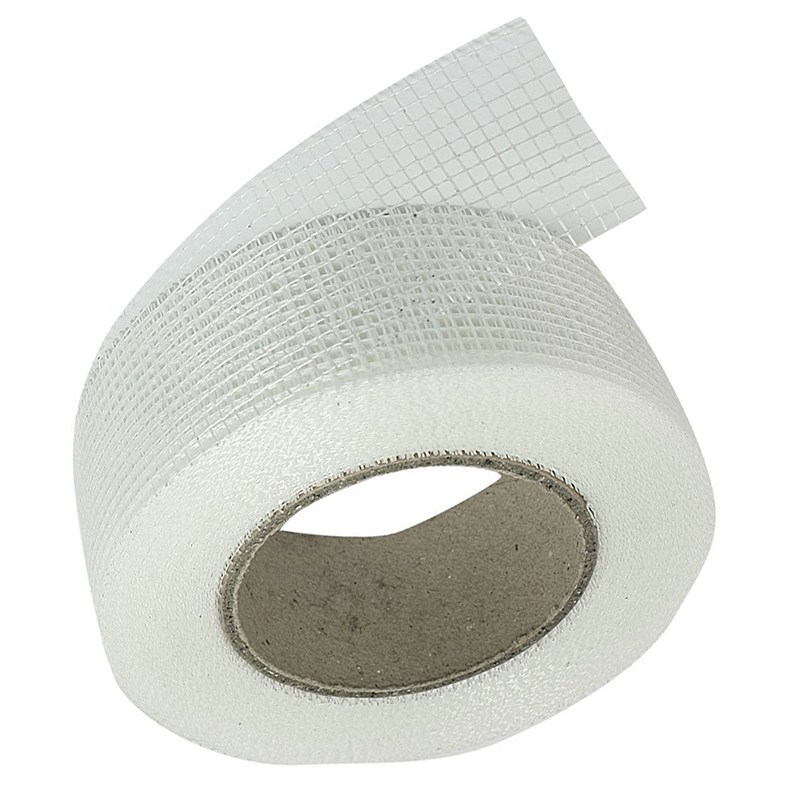 Self-adhesive white fiberglass mesh tape for cracks holes - 图2