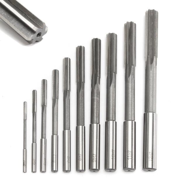 速发10pcs HSS H7 Straight Shank Milling Reamers Set Mayitr P - 图0